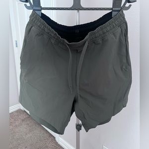 Lululemon Olive Green Deck Shorts